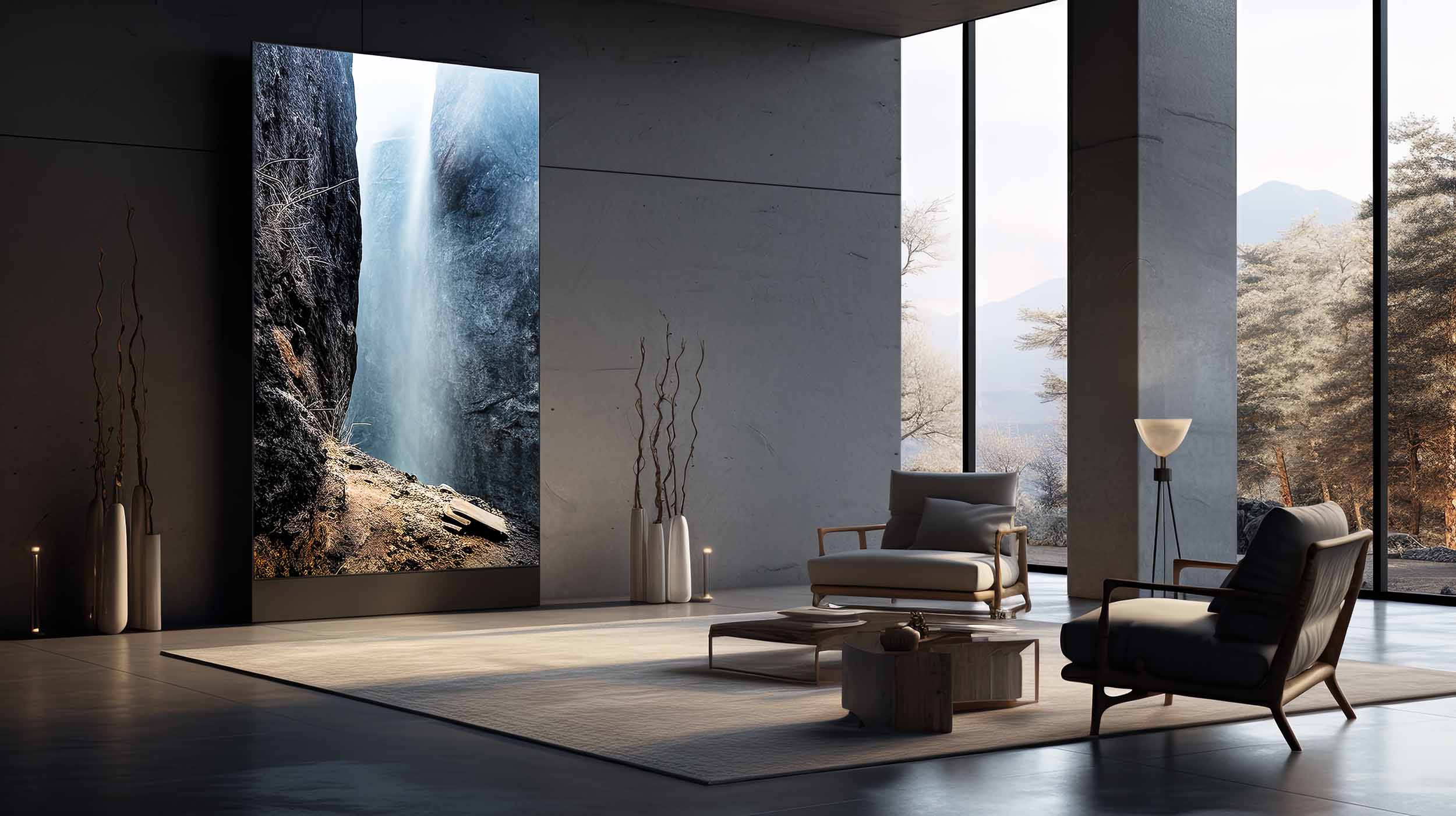 Custom MicroLED Living Room