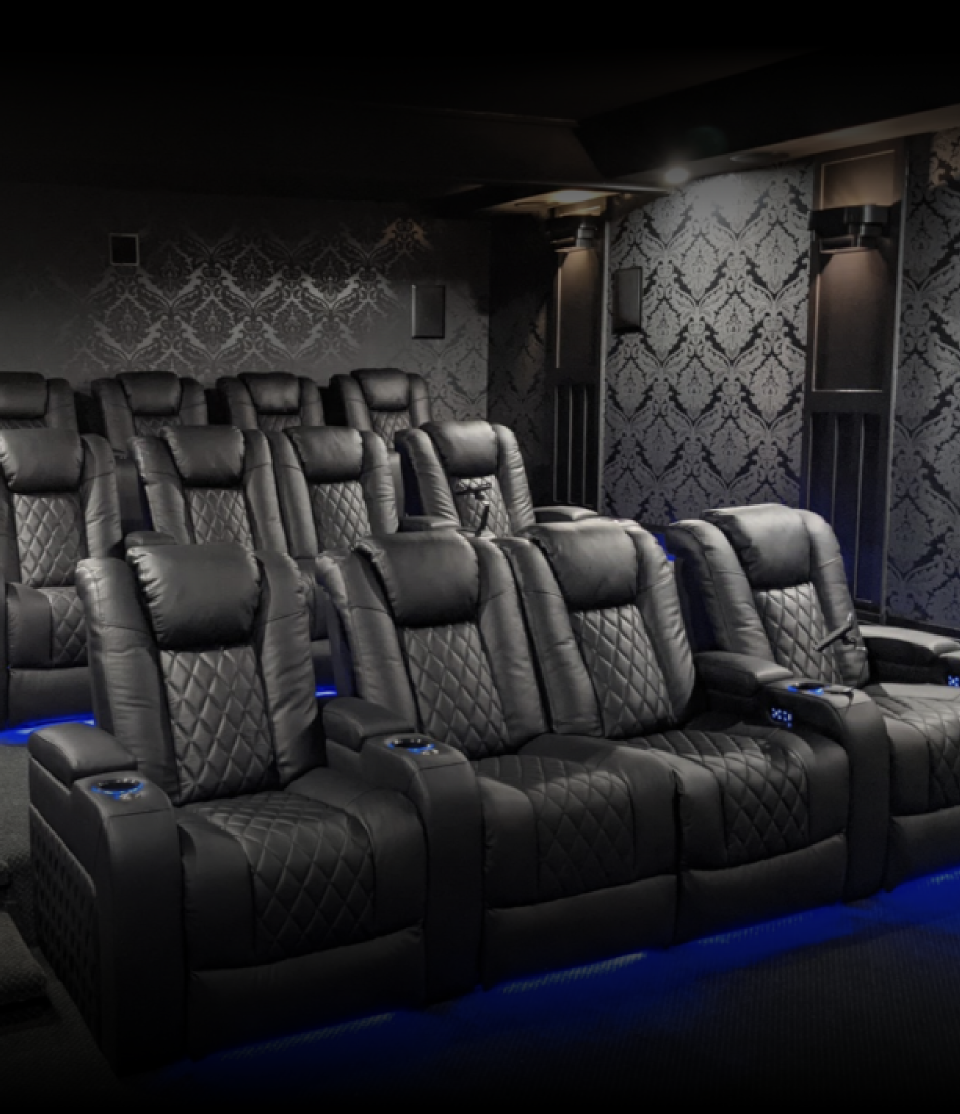 Ergonomic theatre recliner seating