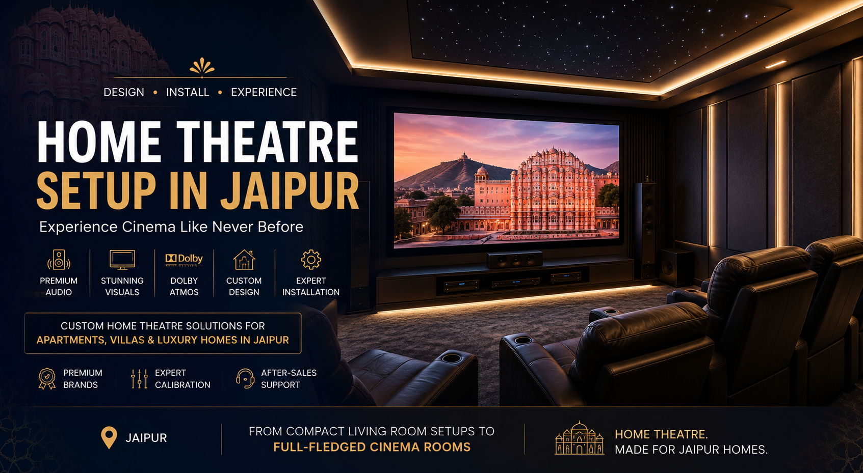 Best Home Theatre Setup & Installation in Jaipur | NanoTheatre