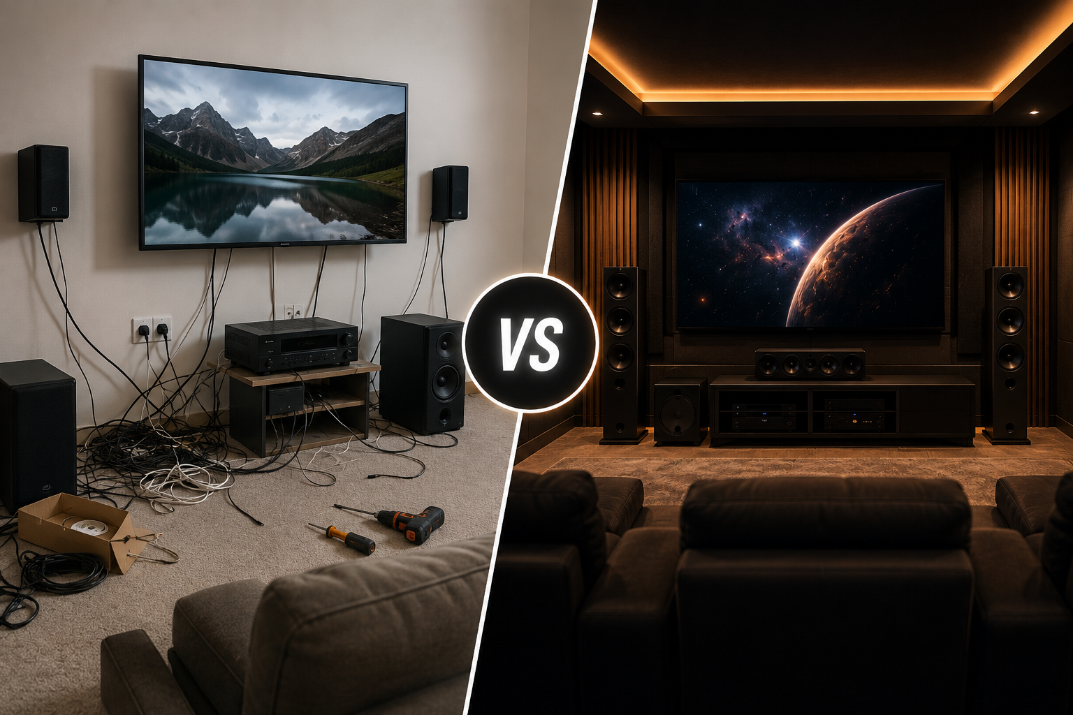 Professional vs DIY Home Theatre Installation: Which Is Better?