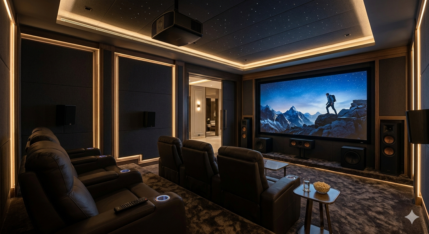Home Theatre Setup in Chandigarh – A Simple Guide by Nanotheatre